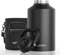 WATERSY 1.5 Gallon Water Bottle Insulated, BPA Free&Leak Proof, 196oz Stainless by Watersy