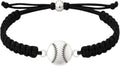 Sportybella - Baseball Bracelet, Baseball Jewelry, Adjustable Braided Baseball by Sportybella