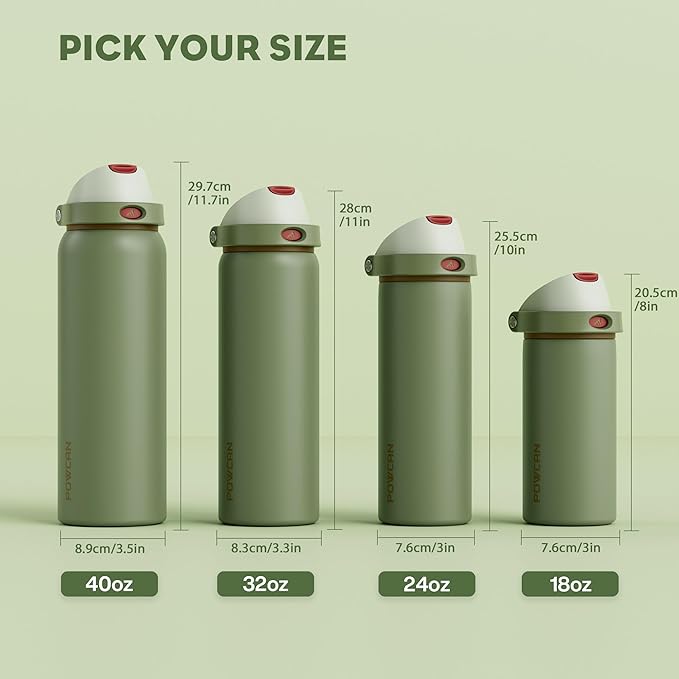 POWCAN 18 oz Insulated Water Bottle - Image 8