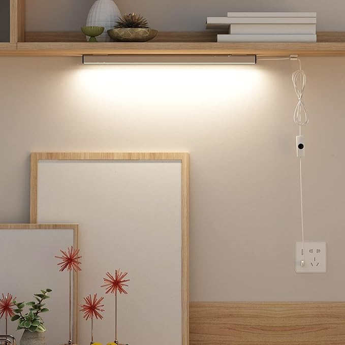 ASOKO Under Cabinet Led Lighting, 12 Inch Light Strip Bar, Daylight White 5000K - Image 7