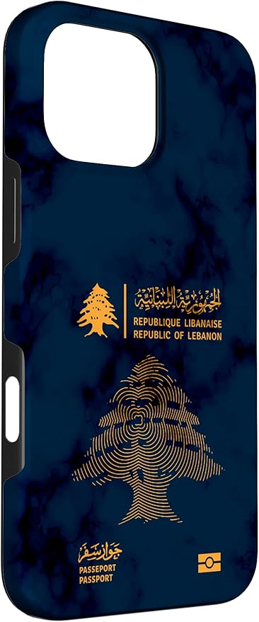 Lebanon, Lebanon Passport, Lebanon Flag, Lebanon map. Case - Image 3