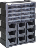Quantum Storage Systems PDC-930BK 39 Drawers 9 Bins Cabinet Part Organizer 19" by QuantumStorageSystems