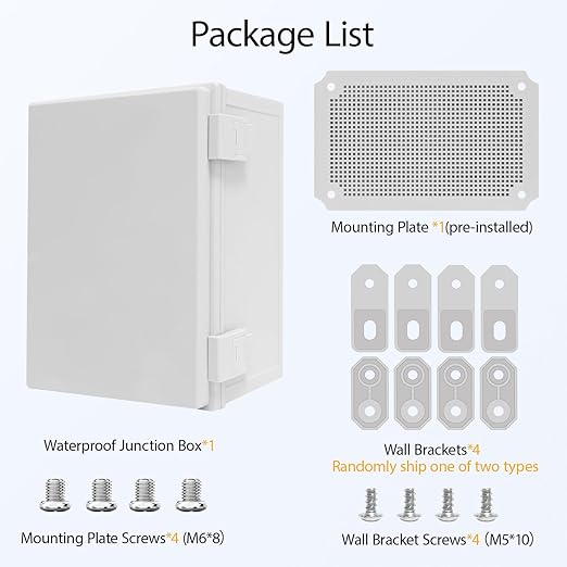 Junction Box IP65 Waterproof Dustproof ABS Plastic Enclosure, Outdoor and - Image 7