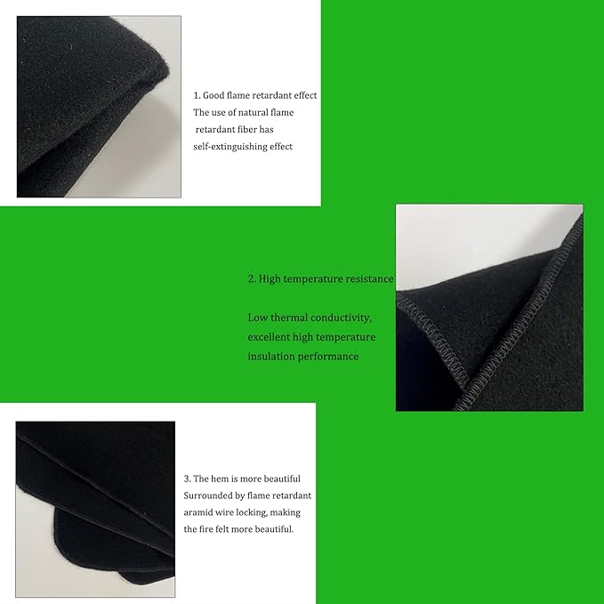 39"x39" Welding Fireproof Blanket Flame Retardant Mat Anti Fire Pad Outdoor - Image 4