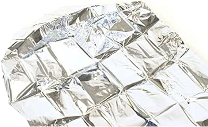 Primacare CB-6835-CS Pack of 12 Sterile Foil Baby Bunting Blankets - Image 3