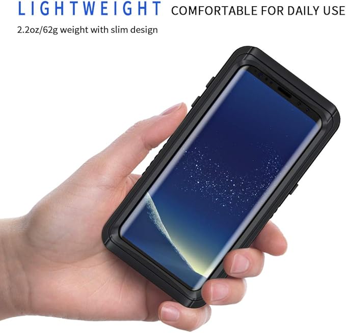 Lanhiem for Samsung Galaxy S8+ Plus Case, IP68 Waterproof Dustproof Case - Image 2