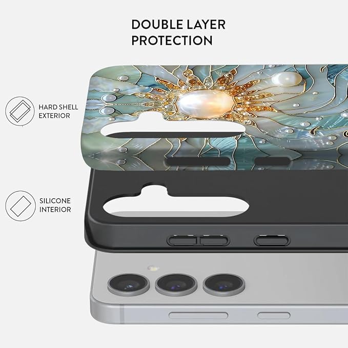 Compatible for Samsung Galaxy A37 5G Case, Dual Layer Heavy Duty 2 in 1 - Image 2
