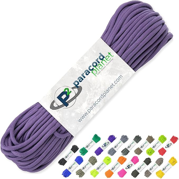 Paracord Planet 100' Hanks Parachute 550 Cord Type III 7 Strand Paracord Top 40 by ParacordPlanet