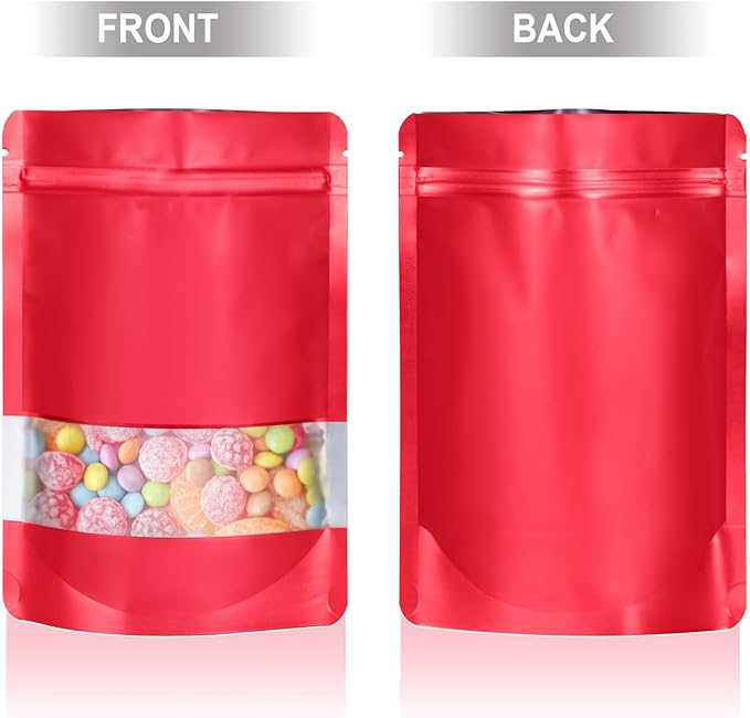 5.9"x8.6" 120pcs Mylar Bags for Food Storage, Smell Proof Bag - Image 4