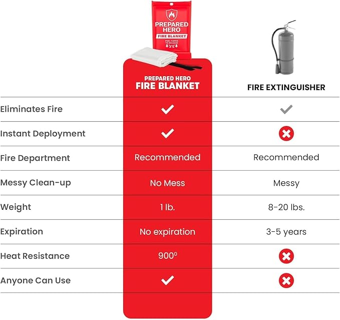 Hero Extra Large Emergency Fire Suppression Blanket - Image 4