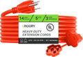 Outdoor Extension Cord Waterproof 5 FT, Flexible 100% Copper 3 Prong Extension by UBOORY