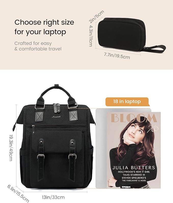 LOVEVOOK Extra Large Travel Laptop Backpack - Image 8