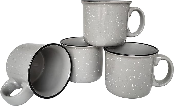 14oz Ceramic Campfire Coffee Mug by EssentialDrinkware