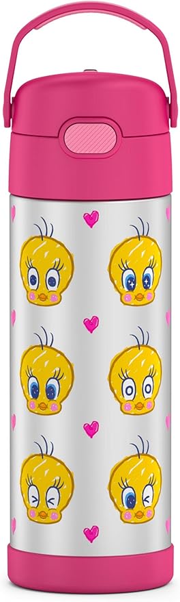 THERMOS FUNTAINER 16 Ounce Stainless Steel Vacuum Insulated Bottle by Thermos