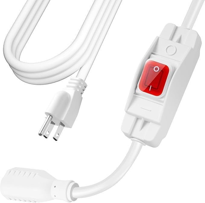 Extension Cord with Switch On/Off Waterproof Switch 15Ft No Plugging and by EasyToOperateLow-CostSolution