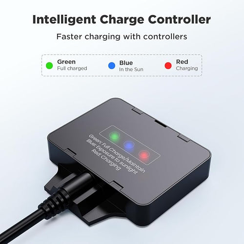 15W Solar Battery Maintainer, Low-Iron Tempered Glass Solar Panel - Image 2