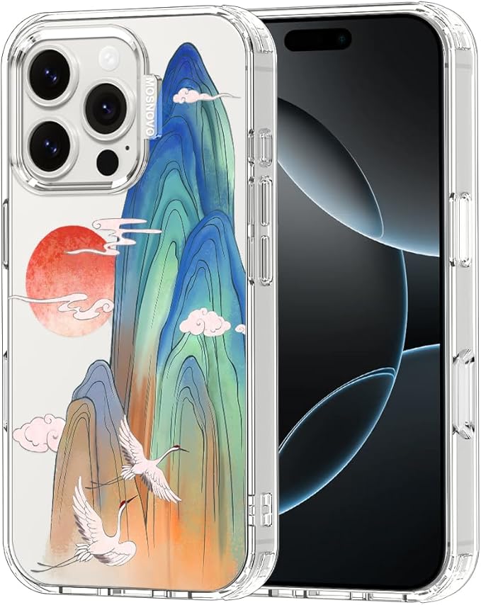 MOSNOVO for iPhone 16 Pro Case, Shockproof Military-Grade Protection 6.6ft Drop by Mosnovo