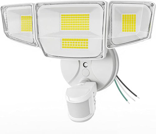 90W 10000LM LED Security Lights Motion Sensor Outdoor Lights, 4 Head Dusk to by Abovizo