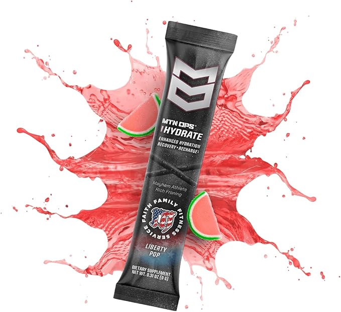 MTN OPS Hydrate Low Sugar Electrolyte Powder Drink Mix - Image 6