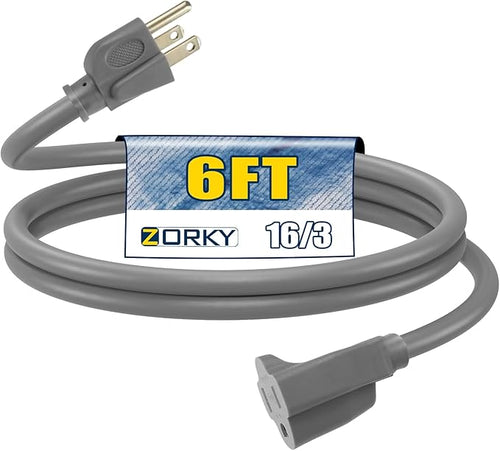 6ft Outdoor Extension Cord for Christmas Decorations by Zorky
