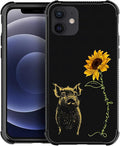 for iPhone 12/12 Pro Case, Pig Sunflower Yellow Sunshine Pattern Graphic Design by FKBRCL4U