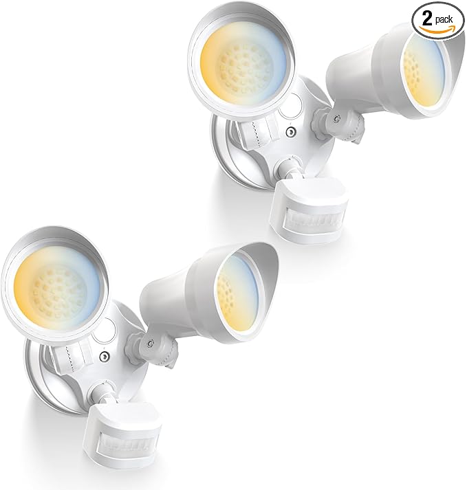 ALUSSO Motion Sensor Outdoor Lights, 30W 3500LM Flood Lights Outdoor 120V by ALUSSO