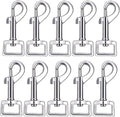 Swivel Snap Hooks, Lucky Goddness 10pcs Metal Heavy Duty Square Eye Clasp by LuckyGoddness
