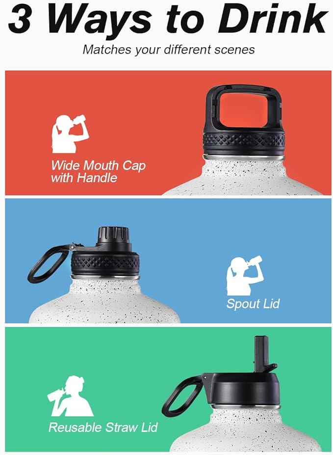 Coolflask 128 oz Gallon Water Bottle Insulated - Image 5