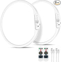 2-Pack 12" Larger 10000mAh Rechargeable Motion Sensor Ceiling Light by TheBairthTheBest