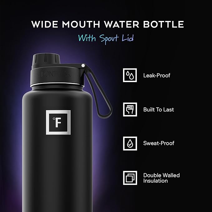 IRON °FLASK Camping & Hiking Hydration Flask - Image 2
