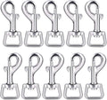 Swivel Snap Hooks, Lucky Goddness 20pcs Metal Heavy Duty Square Eye Clasp by LuckyGoddness