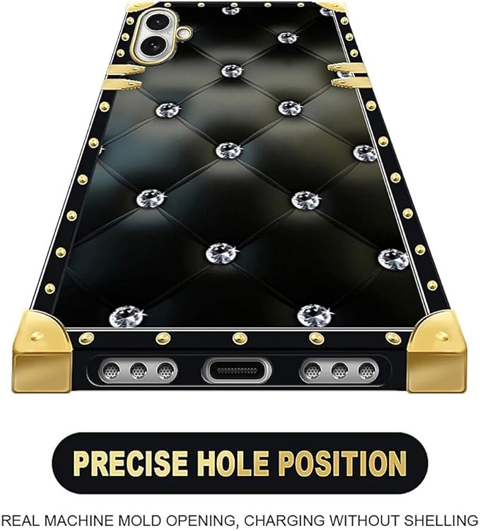 for iPhone 17 Case Luxury Golden Decoration - Image 5