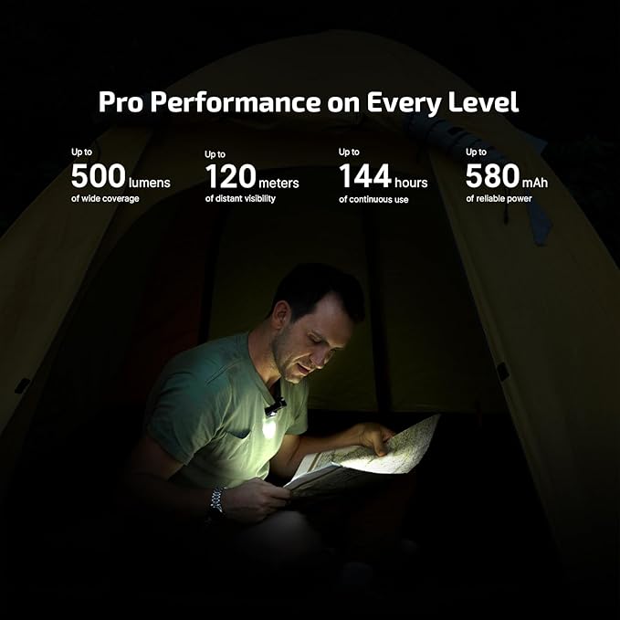 OLIGHT Oclip Pro EDC Flashlight Clip-on Light, Rechargeable 500 Lumens - Image 8