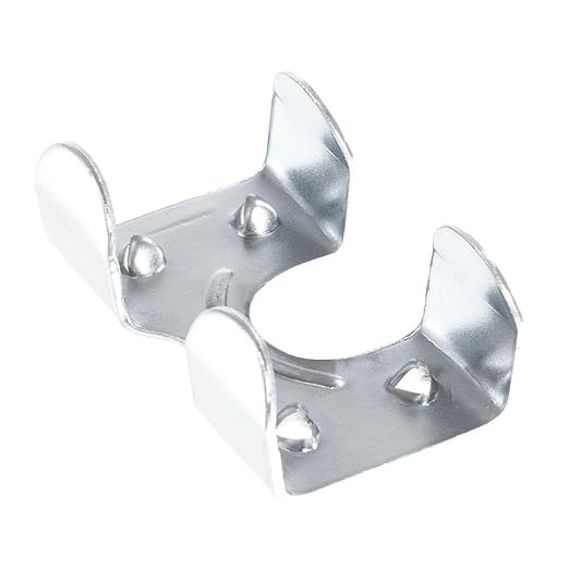 Rope & Cord Metal Clips for Rope, String – Heavy Duty Zinc Plated Double Rope - Image 2