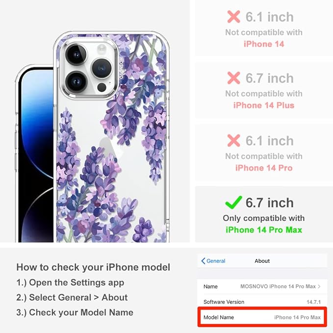 MOSNOVO Case for iPhone 14 Pro Max - Image 2