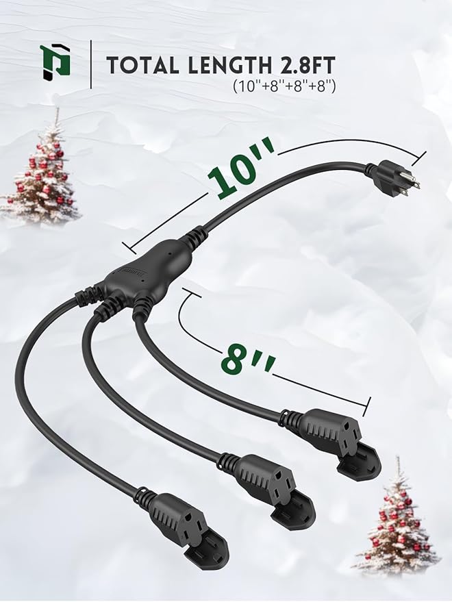 PLUGTUL Outdoor Extension Cord - Image 4