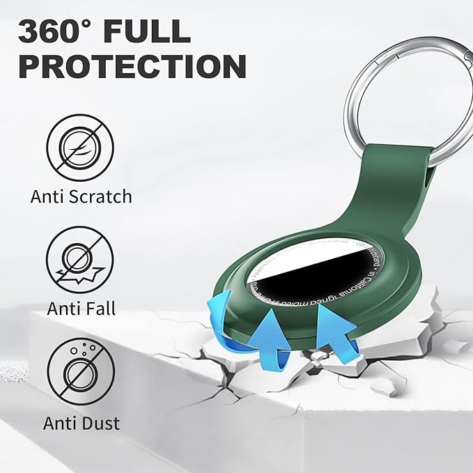Linsaner Compatible with AirTag Case Keychain - Image 2