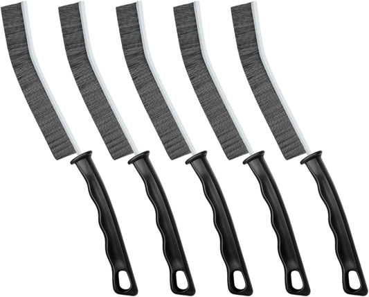 Crevice Cleaning Brush, Multifunctional Hard-Bristled Gap Scrub Brush, Gap Cleaning Tool, Home Essentials, Bathroom Cleaner Tools for Household Use, Kitchen, Window, Faucets, Toilet, Grout, Car, 5pcs