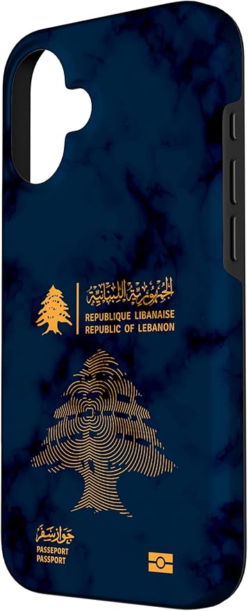 Lebanon, Lebanon Passport, Lebanon Flag, Lebanon map. Case - Image 2