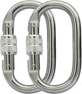 Heavy Duty Locking Climbing Carabiner Clip CE Rated 25 kN 5600 LB Rugged by BYANG