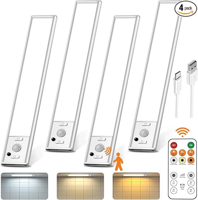 9" Under Cabinet Lighting Wireless, Motion Sensor Light Indoor by Unknown