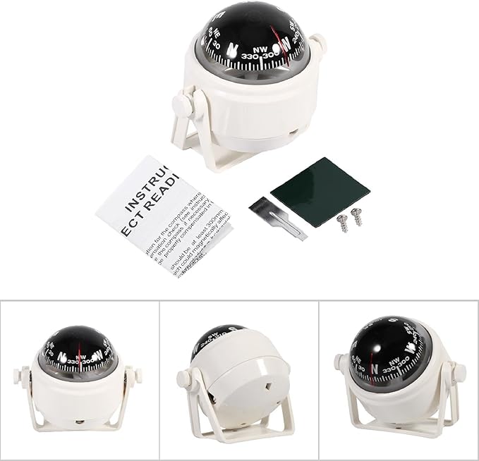 Waterproof Sea Car Compas Dashboard, Boat Compas Marine Dash Mount Dashboard - Image 3