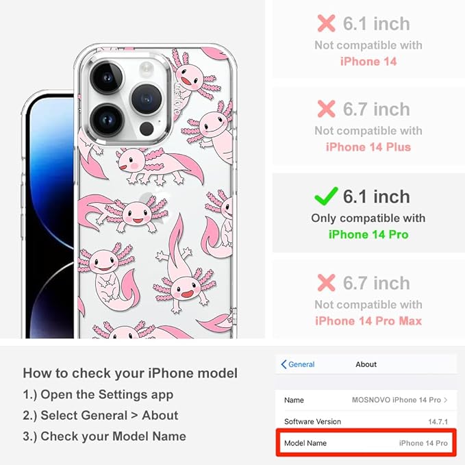 MOSNOVO Case for iPhone 14 Pro - Image 2