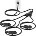 PLUGTUL 12FT Outdoor Extension Cord by PLUGTUL