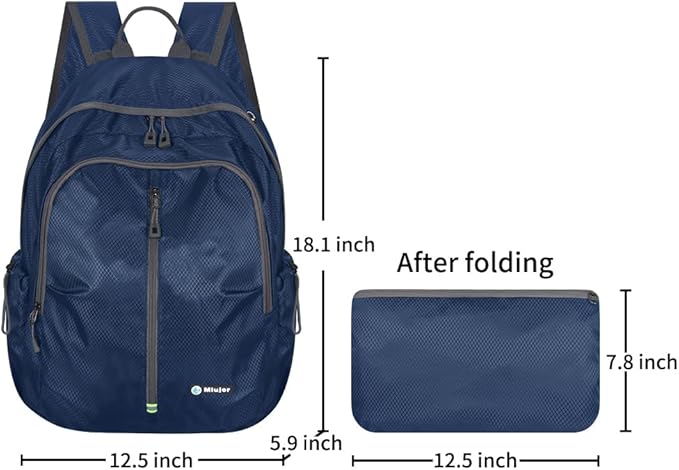 Lightweight Packable Foldable Backpack, Hiking backpack, Travel Backpack - Image 2