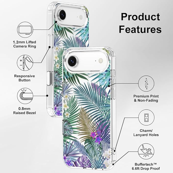 MOSNOVO for iPhone Air Case | Military Grade 6.6ft Drop Tested | Camera Control - Image 7
