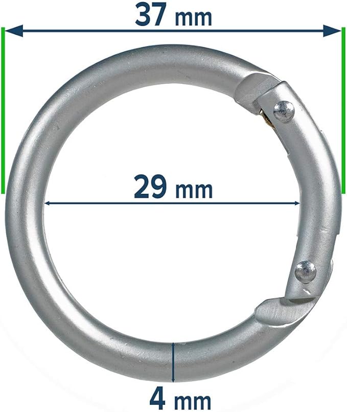 Paracord Planet Spring Gate O Rings – Available in 3/4 Inch and 1 Inch Sizes – - Image 5
