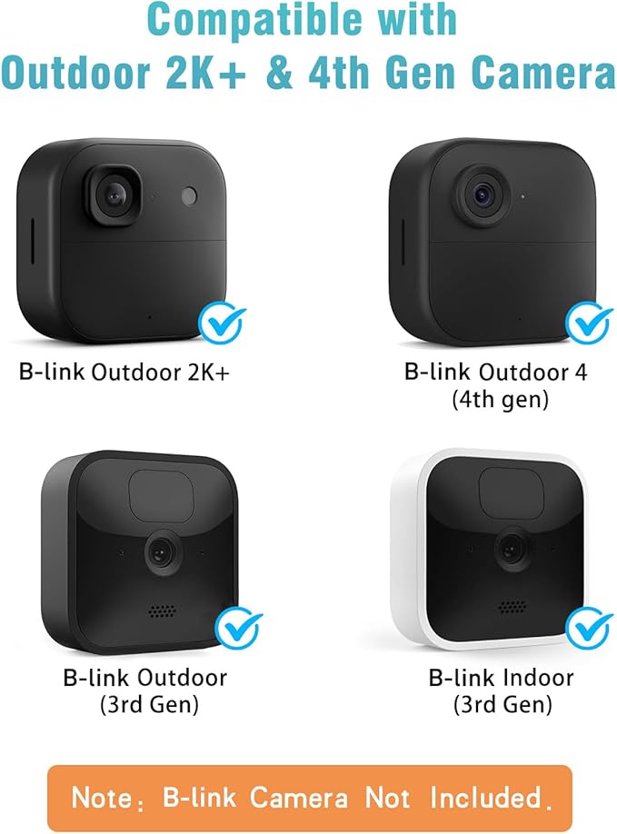 Wall Mount for Blink Outdoor Cameras, 5 Pack Weatherproof Housing, 360 Degrees - Image 3