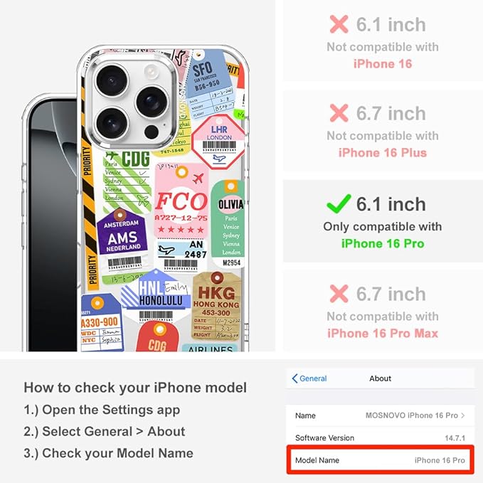 MOSNOVO Case for iPhone 16 Pro - Image 2