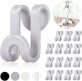 Mlici Clothes Hanger Connector for Clothes Organizing, 60 Pack Space Saving by Mlici